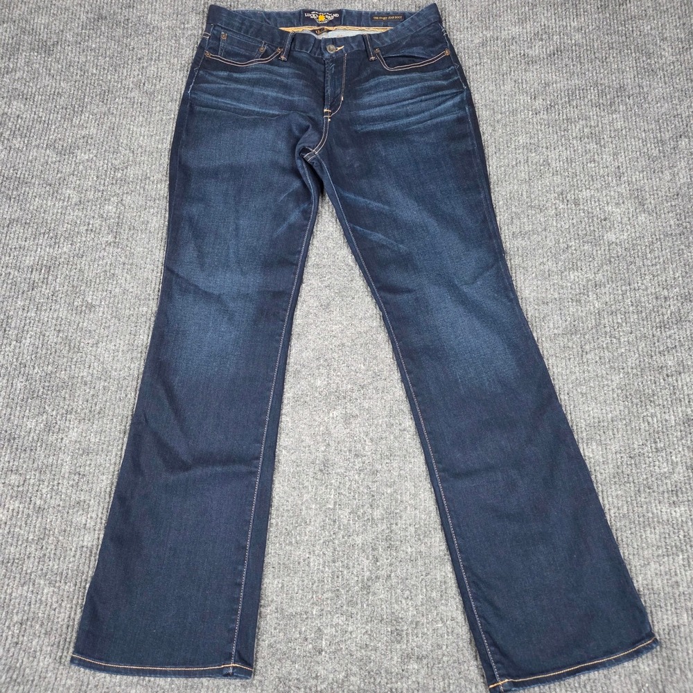 Lucky Brand Sweet Jean Boot Womens 12/31 Regular Dark Wash Indigo Bootcut Jeans